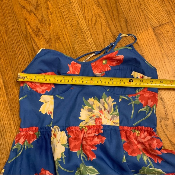 American Eagle Outfitters blue flowery dress - Picture 7 of 8